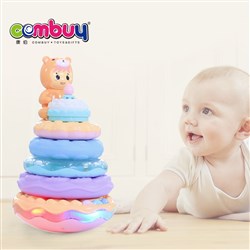 CB832579 CB832580 - Baby puzzle simulation candle blowing cake folding 